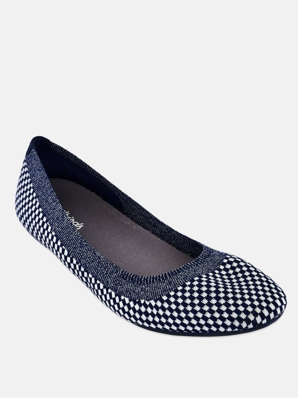 Allbirds
Women Tree Breezer Slip On Shoes Navy and White Knit Ballet
